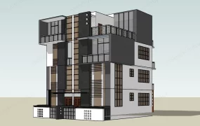 Modern Duplex House