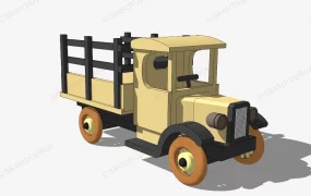 Wooden Toy Truck
