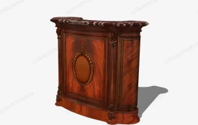 Antique Wooden Lectern
