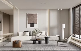 Modern Neutral Living Room