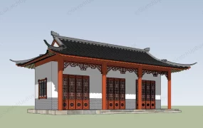 Chinese Temples Building
