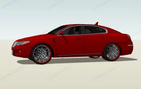 Red Lincoln MKS
