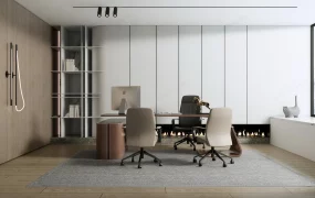 Modern Executive Home Office Interior