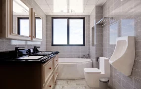 Small Narrow Bathroom Design