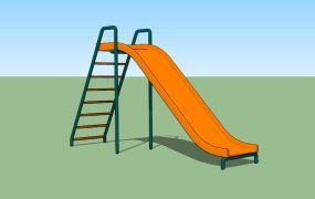 Free Standing Slide For Playground
