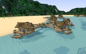 Southeast Asia Holiday Beach House