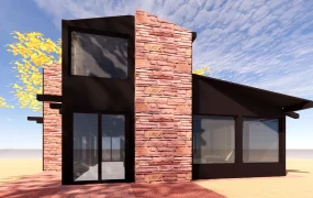 Rustic Red Rock House