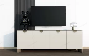 Elegant Cream Color Tv Stand