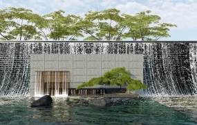 Artificial Waterfall Landscape Design