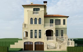 Mediterranean Tuscan Villa Estate
