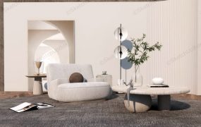 Living Room Corner Decor Idea