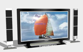 Fujitsu Plasma TV with Speakers