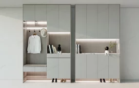 Tall Entryway Cabinets Design