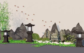 Chinese Style Miniature Garden Design