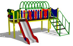 Playground Slide with Ladder