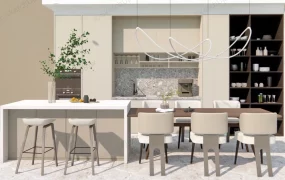 Open Kitchen With Island