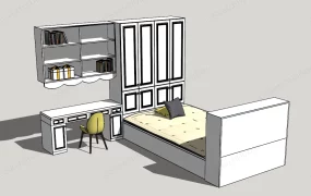 Multifunctional Bedroom Furniture Unit