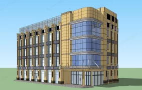 Modern Multi Story Commercial Office Building