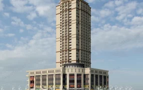 Shopping Mall And Apartment Complex