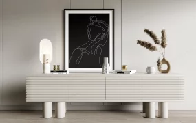 Modern Accent Cabinet
