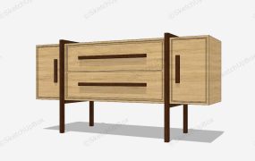 Entryway Console Cabinet