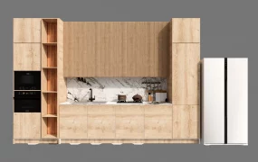 Modern Linear Kitchenette Unit
