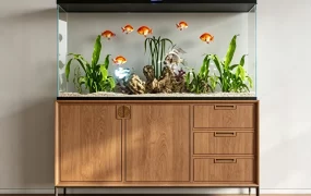 Wooden Fish Tank Stand