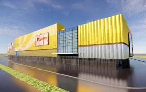 Modern Shopping Mall Building