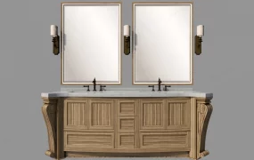 Double Sink Bathroom Vanity Set