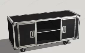 Industrial Metal Tv Stand