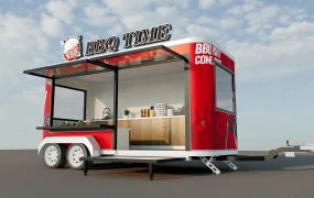Mobile BBQ Trailer
