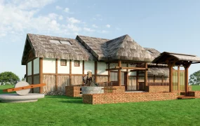 Thatched Roof Cottage