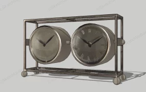 Industrial Style Table Clock