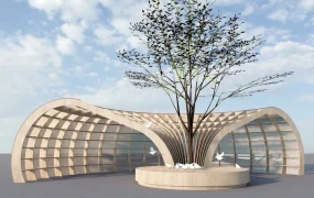 Public Space Shade Structure