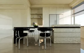 Marble Kitchen Island With Stools