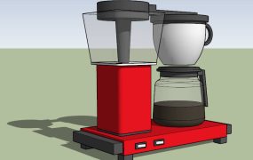 Red Coffee Maker