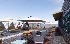 Rooftop Party Camping Idea