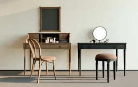 Modern Wood Makeup Vanity