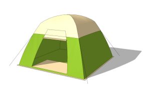 Little Green Camping Tent