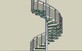 Metal Spiral Stair