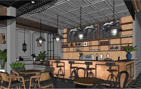 Relaxing Coffee Shop Design