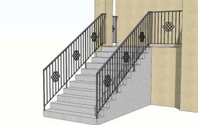 Outdoor Cement Stairs