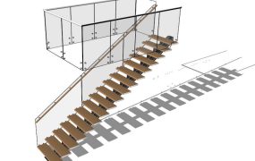 Wooden Indoor Stairs