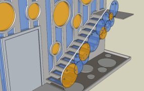 Art Deco Stairs Design