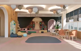 Kindergarten Reading Activity Room Design