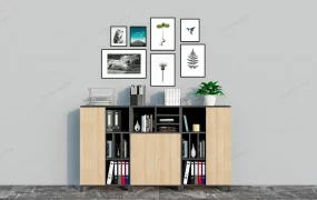 Small Bookcase Decor Idea