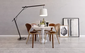 Modern Round Dining Room Set