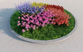 Round Flower Bed