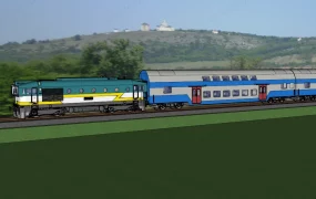 Double Decker Passenger Train