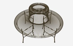 Round Metal Tree Surround Bench